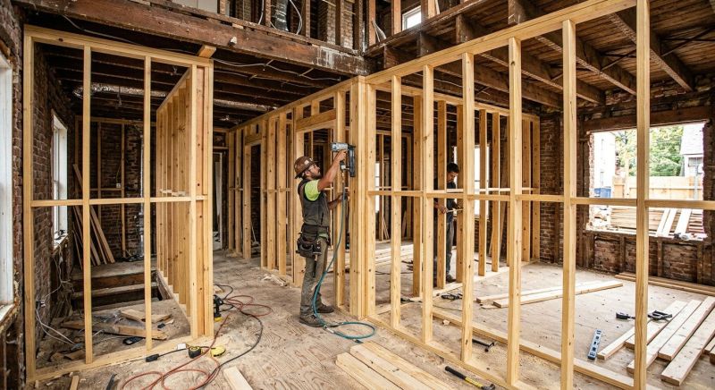 Home Renovation Framing in Wilmington, NC