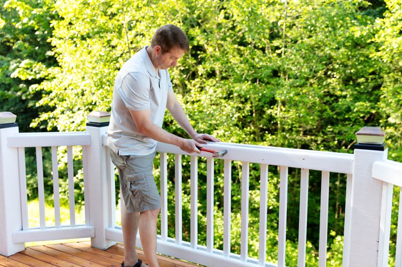 Wood Stair Railing Repair in Wilmington, NC